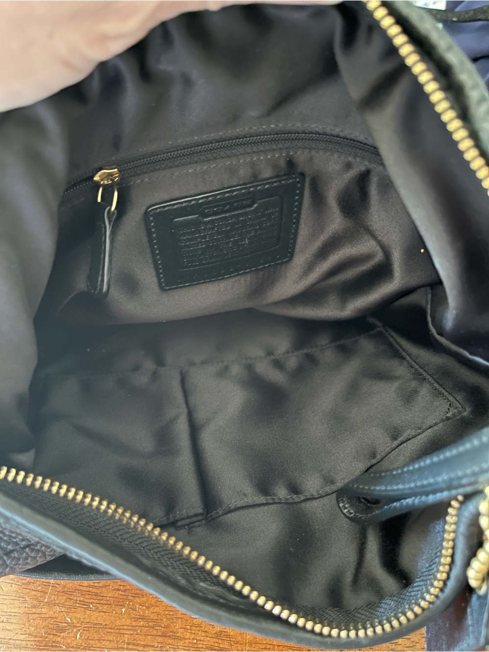 COACH Black Pebbled Leather Ergo Shoulder Bag - Picture 7 of 10